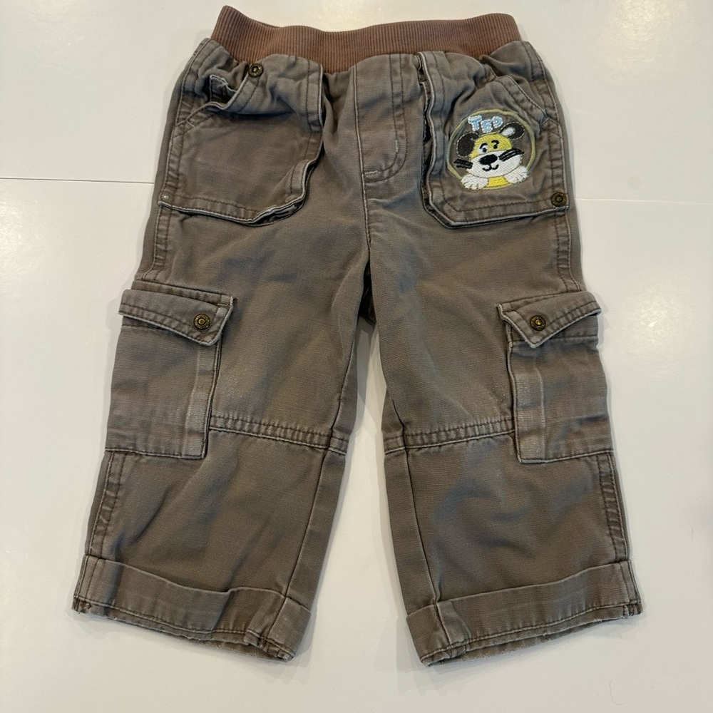 10/20$ Baby cargo style “Ted” pants size 12 months